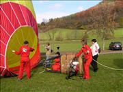 Aufblasen der Hülle 3